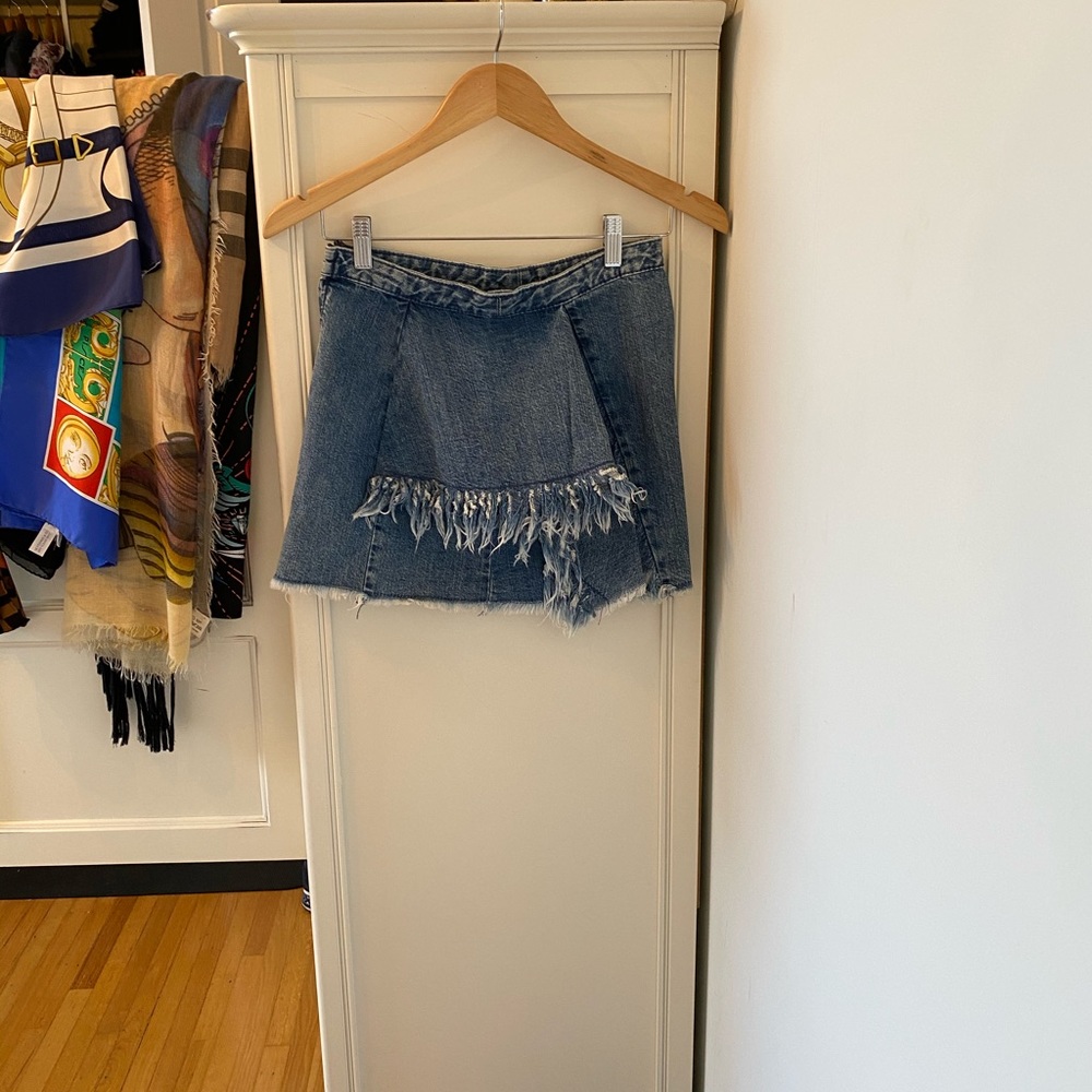 Zara Denim Jean Skirt - Picture 2 of 7